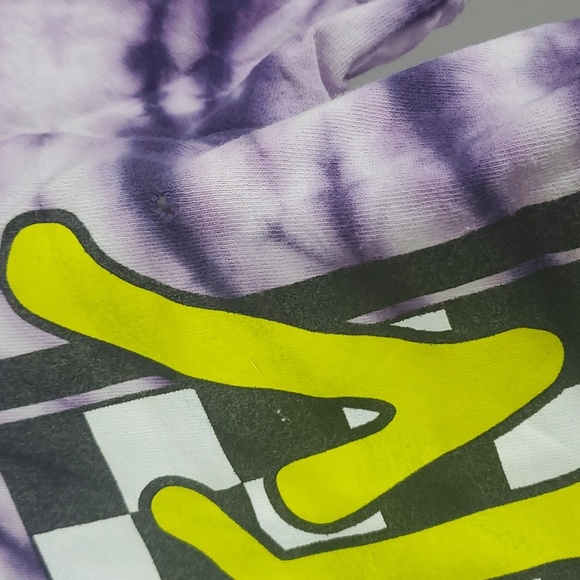 MTV Tie Dye Checkered Graphic T Shirt, Size S - Picture 4 of 5